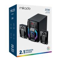 MIKADO MD-415BT 2+1 20W Siyah Multimedya FM/BT/SD/USB Speaker Hoparlör